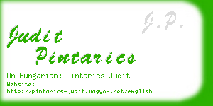 judit pintarics business card